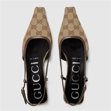 gucci ballet flats kids|women's gg slingback ballet flat.